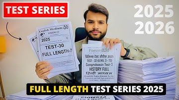 Beste testserie voor UPSC Prelims 2025 🔥 | Vision IAS, Vajiram, Forum volledige test 2025