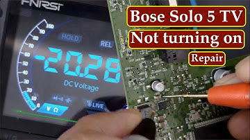 Bose Solo 5 TV not turning on repair