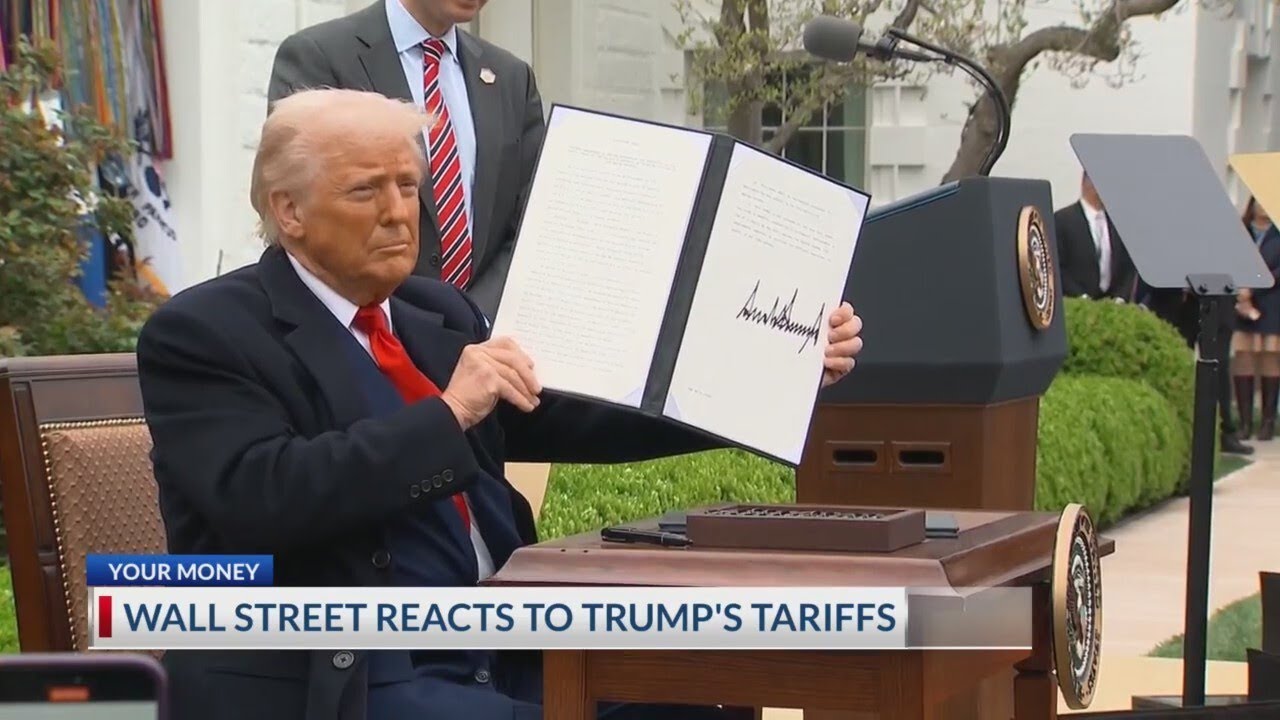 Wall Street reacts to Trump’s tariffs