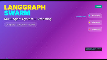 LangGraph Swarm Multi-Agent System: Complete FastAPI Streaming  | Build AI Agent with Real-Time Chat