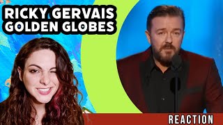 American Reacts - RICKY GERVAIS - Golden Globes 2012