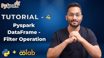 Pyspark filter operation || pyspark tutorial for beginners || tutorial - 4