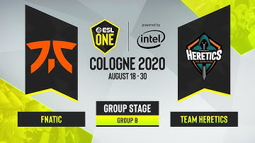 CS:GO - Fnatic vs. Team Heretics [Nuke] Map 1 - ESL One Cologne 2020 - Group B - EU