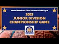 West Hartford Girls Basketball League Juniors Division March 12 2023 West Hartford Girls Basketball League Juniors Division March 12 2023