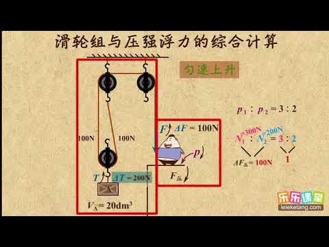 13滑輪和浮力   中考物理能力提升   中學物理