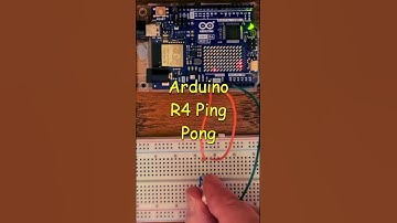Arduino R4 LED Matrix Pingpong Game | Arduino Games |  #arduinotutorial #reels #arduino #shorts