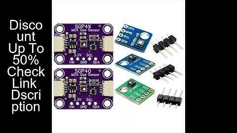 GY-SGP30 SGP40 SGP41 Gas Sensor Module Multi-pixel Gas Sensor TVOC/eCO2 Air Quality Formaldehyde Car