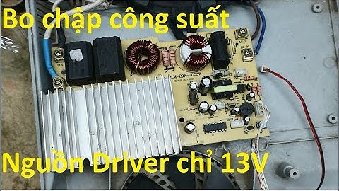 Bếp từ không phát xung:Thiết kế lạ đường cấp nguồn cho mạch Driver
