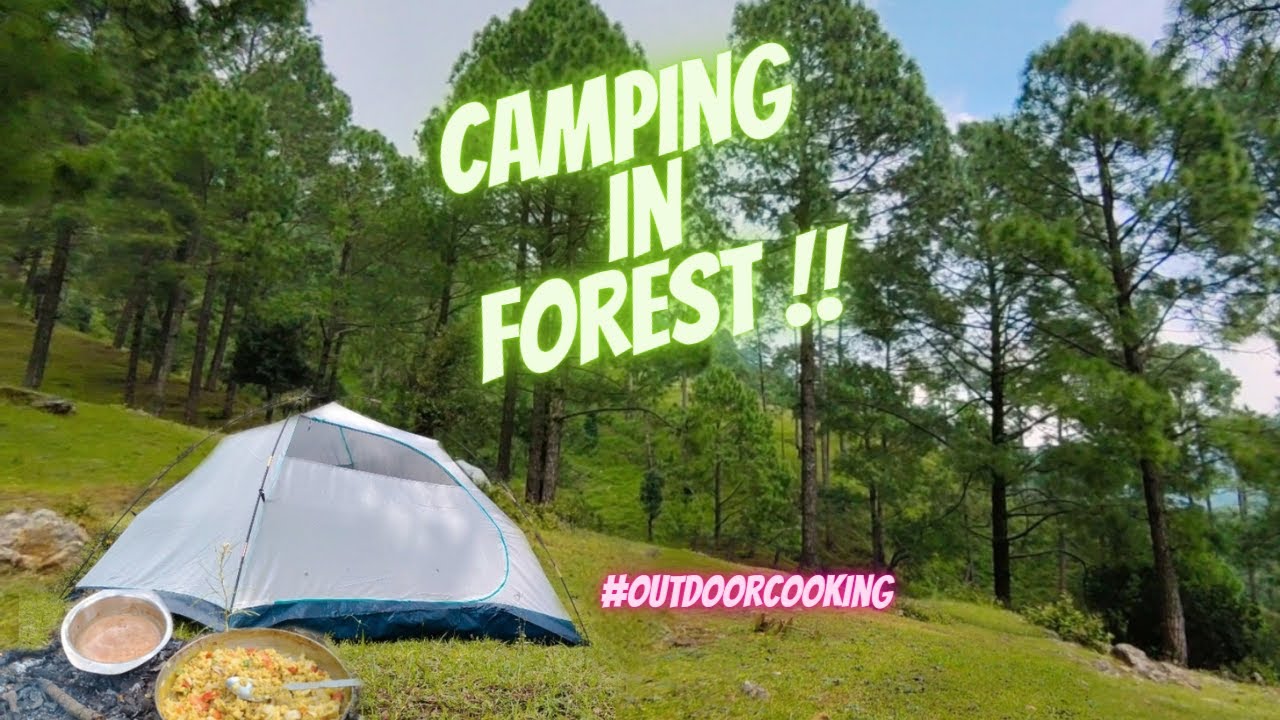 Camping in Wild Forest of Uttarakhand Outdoor cooking Camping in