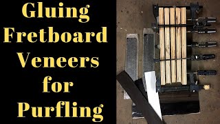 Gluing Fretboard Veneers for Purfling  Beau Hannam Guitars and Ukuleles