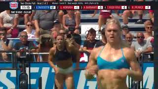 2018 CrossFit Games Two Stroke Pull women Heat 2