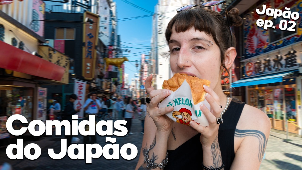 PROVANDO COMIDA DE RUA NO JAPÃO 🇯🇵