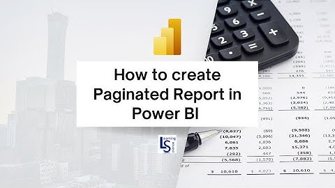 How to Create Paginated Report in Power BI Service? | Paginated Report in Power BI |