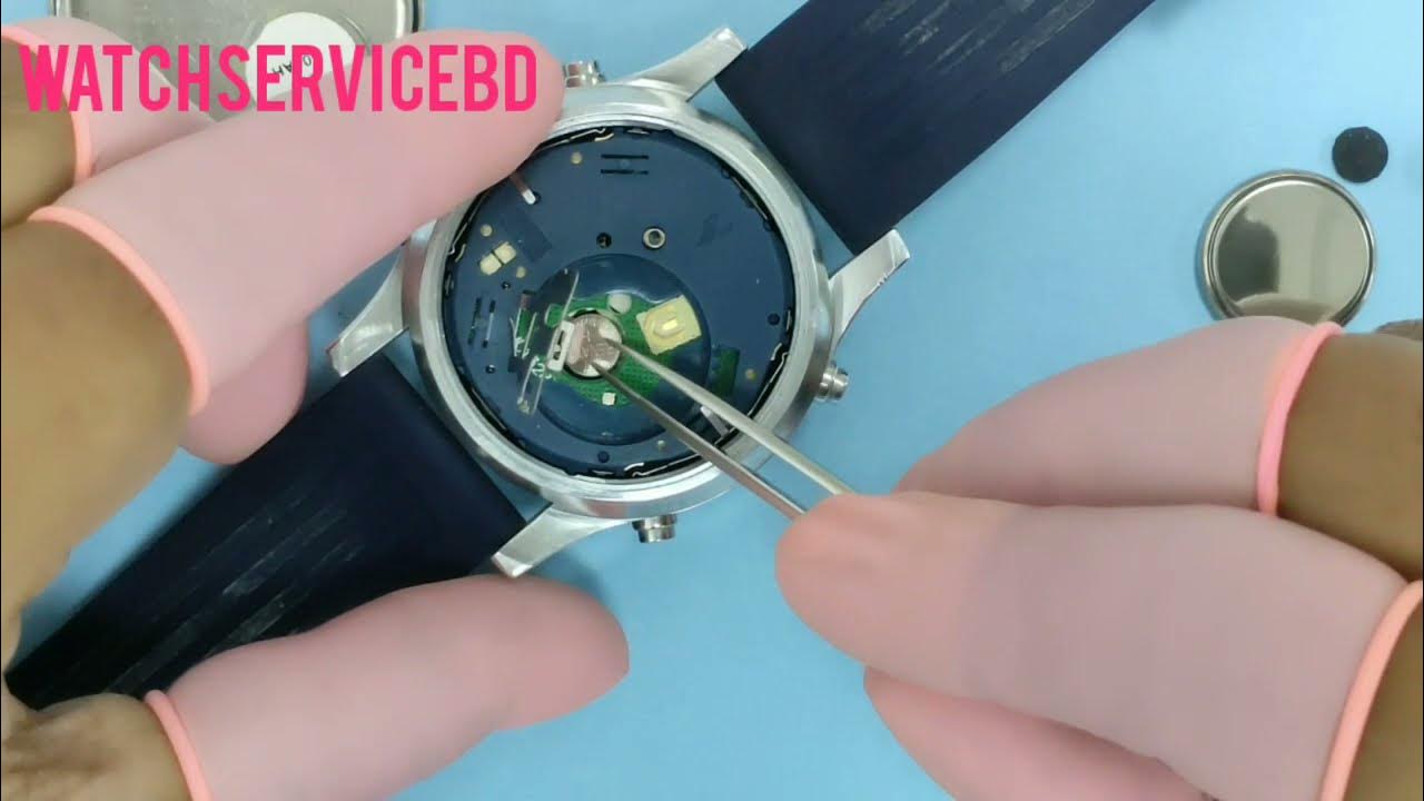 how to change the battery Titan Fastrack 38035SSL06 tutorial 