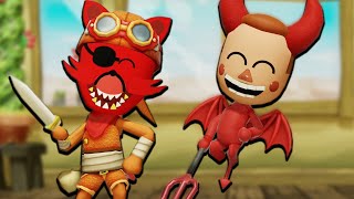 FOXY AND BALLOON BOY JOIN THE TEAM... - FNAF BUT ITS MIITOPIA PART 7