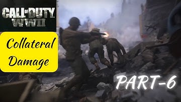 Call Of Duty WWII :Mission#6:Collateral Damage#nocommentary #codww2 #cod #ps4
