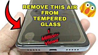 How to Remove Bubbles or Air From Tempered Glass # Removing Halo Effect from Screen protector [SG]