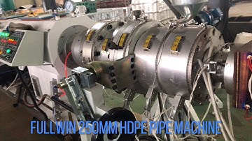 250mm Big size HDPE pipe drainage pipe extrusion machine production line equipment