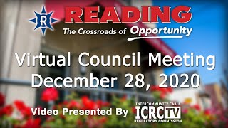 Reading City Council Meeting - December 28, 2020