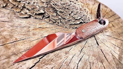 Make a carving knife from scrap metal