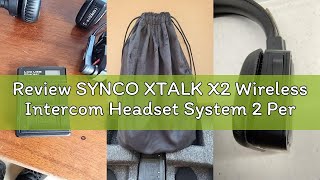 Review SYNCO XTALK X2 Wireless Intercom Headset System 2 Person, 2.4GHz Full Duplex Communication He