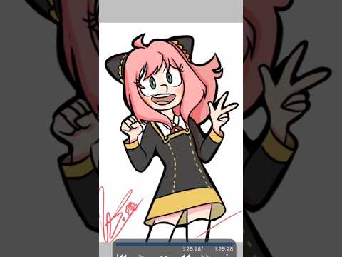 رسمت انيا باسلوبي وحبيت الصراحة     رسم رسمتي تلوين رسم رقمي انيا