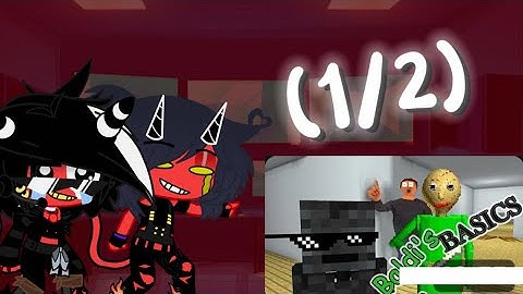 Helluva boss Gacha Club react to BALDI