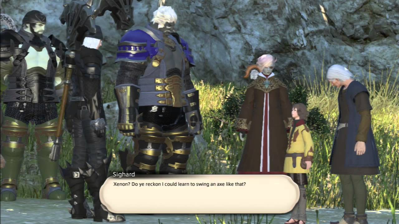 Final Fantasy XIV: All Marauder/Warrior Cutscenes - YouTube