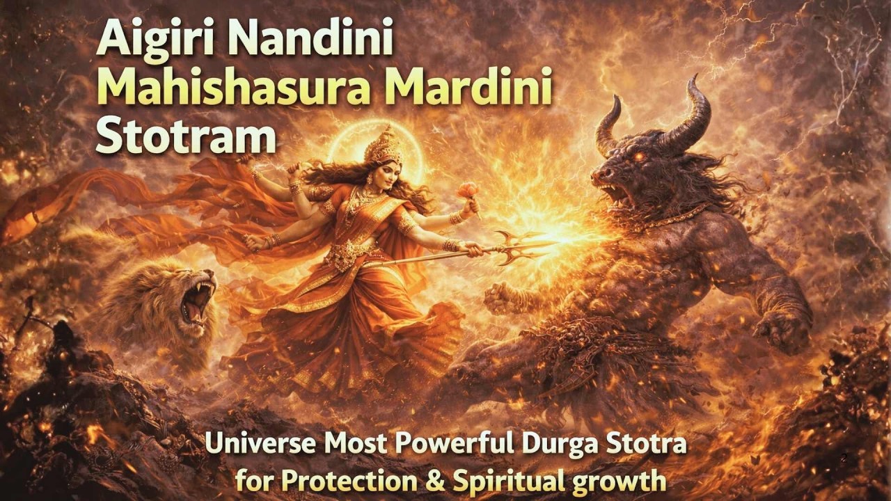 Aigiri Nandini Mahishasura Mardini Stotram | Life Changing Spiritual Mahishasura Marddini Stothram