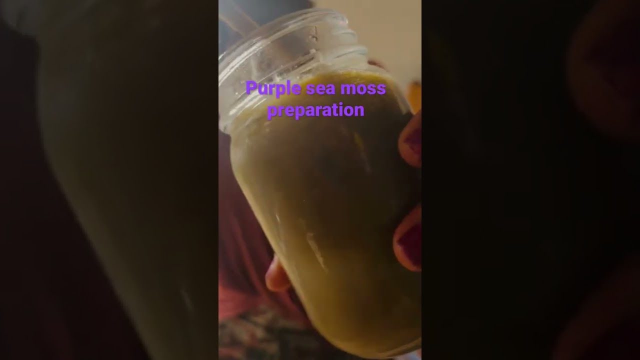 See how I make purple sea moss