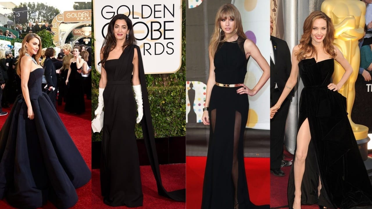 Most Iconic All Black Red Carpet Looks In Hollywood History Most Iconic All Black Red Carpet Looks In Hollywood History