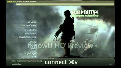 How to join a CoD4 server on mac