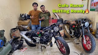 Cafe Racer Bike Getting Ready? | Giveaway For TDArmy