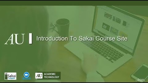 Intro to Sakai Course Site