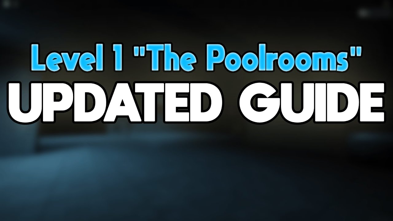 Apeirophobia: How to beat Level 1 The Poolrooms (Tutorial) 