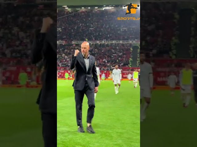 Erik ten Hag | The victory moment for Manchester United vs Liverpool!! class=