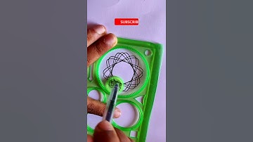 Easy Art ! Amazing Drawing For Kids | ASMR Spirograph Beautiful Video #shorts #short