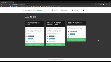Node.js & MongoDB - Notes & Tasks (Enterprise Version) Web Application - DEMO