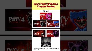 Ranking Every Poppy Playtime Chapter || Poppy Playtim chapter 5 and 3 were peak