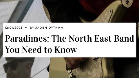 An interview with Paradimes