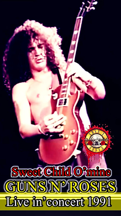 SLASH • Sweet Child O’mine (Live) - G’N’R 💿 GUNS N’ ROSES 🤟 1991
