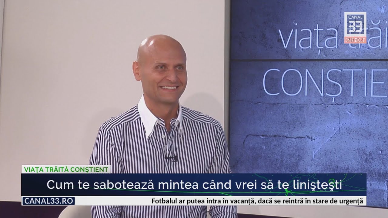 Cum te sabotează mintea când vrei să te liniștești - cu Gabriel Manolache