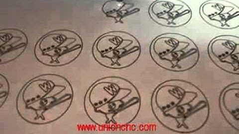 UNICH cnc laser machine working on wood