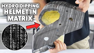 HYDRO DIPPING HELMET IN MATRIX PATTERN | Liquid Concepts | Weekly Tips and Tricks