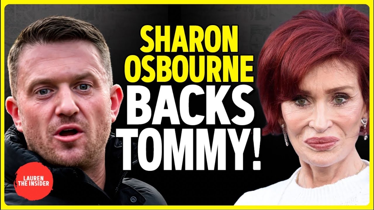 “Won’t Be Stopped!” Sharon Osbourne Confirms Tommy Robinson Rally Attendance