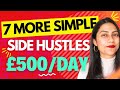 7 new parttime jobs  side hustles to earn more money in uk or anywhere  side hustles 2024
