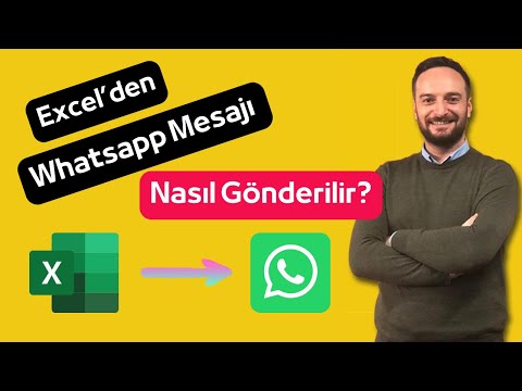 Excel’den Whatsapp Mesajı Nasıl Gönderilir? #excel #whatsapp