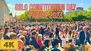 Oslo, Norway   May 17th  National Day Parade  2023  4K/60FPS