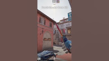 smoke Porch from Alt on CS2 Inferno #cs2 #counterstrike #shorts