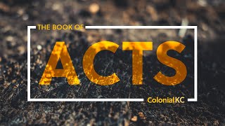 11/27/2016 - ACTS - What Does Christian Mean
